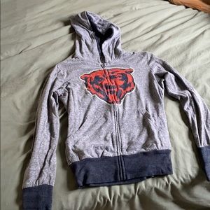 Long sleeve full zip sweater